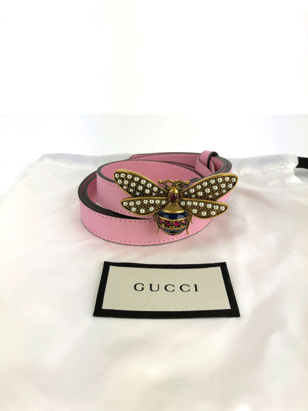 Gucci Bælte Lyserødt - Str 90