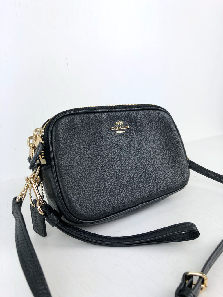 Coach New York Taske - Sort Med Guldhardware