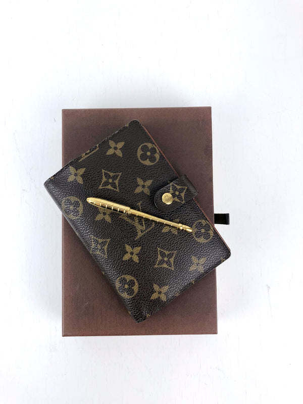 Louis Vuitton Monogram Kalender inkl. LV lille kuglepen