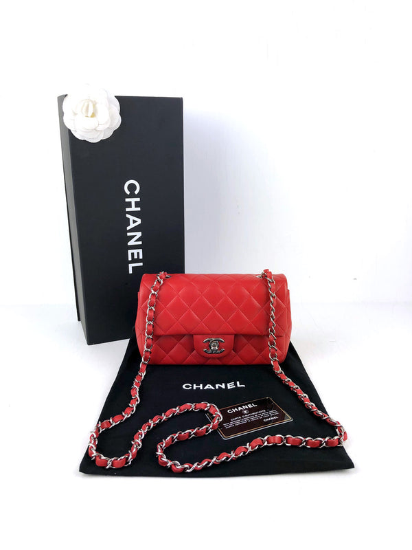 Chanel Mini Flap - Rød