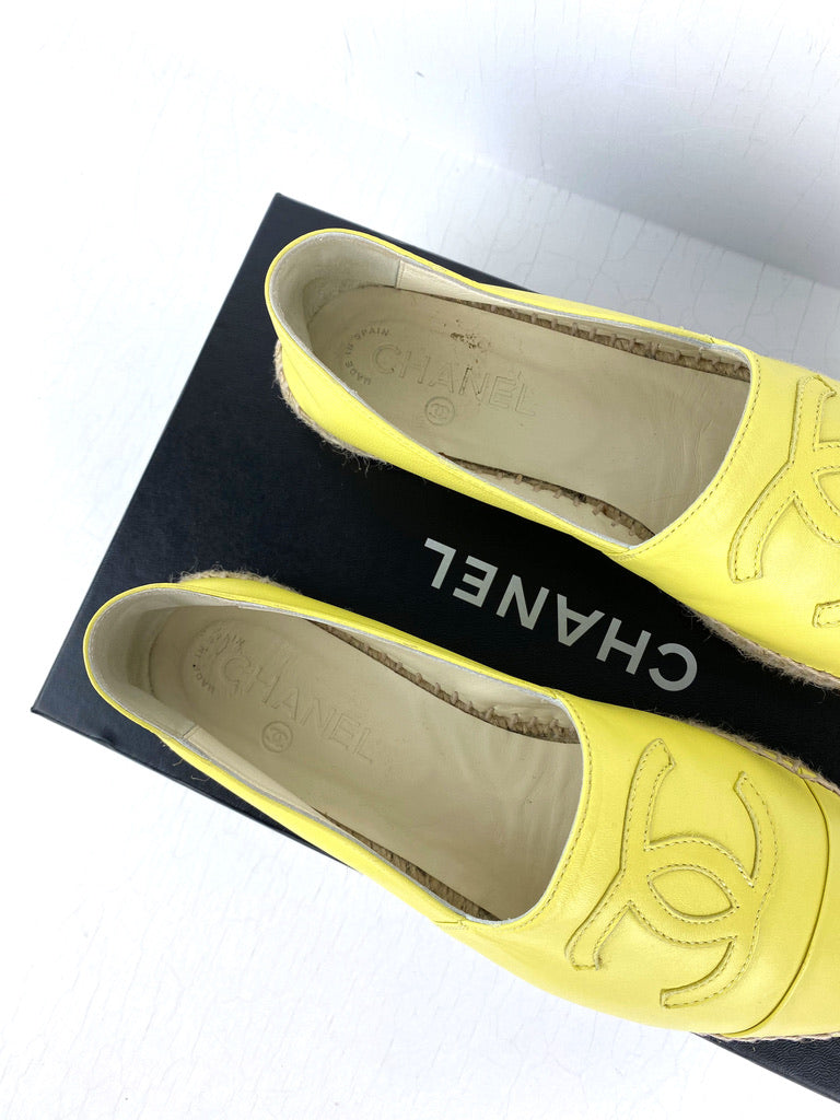 Chanel Espadrille - Str 38 - (Nypris Ca 6.700 Kr)