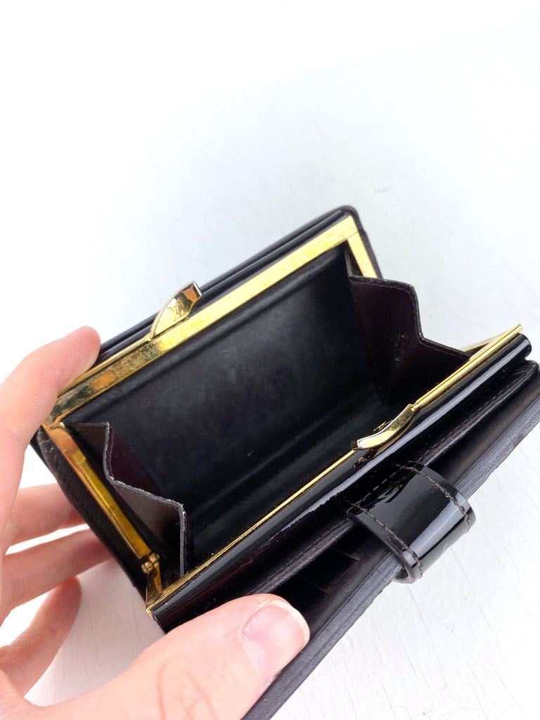 Louis Vuitton Pung I Auberginefarvet Lak