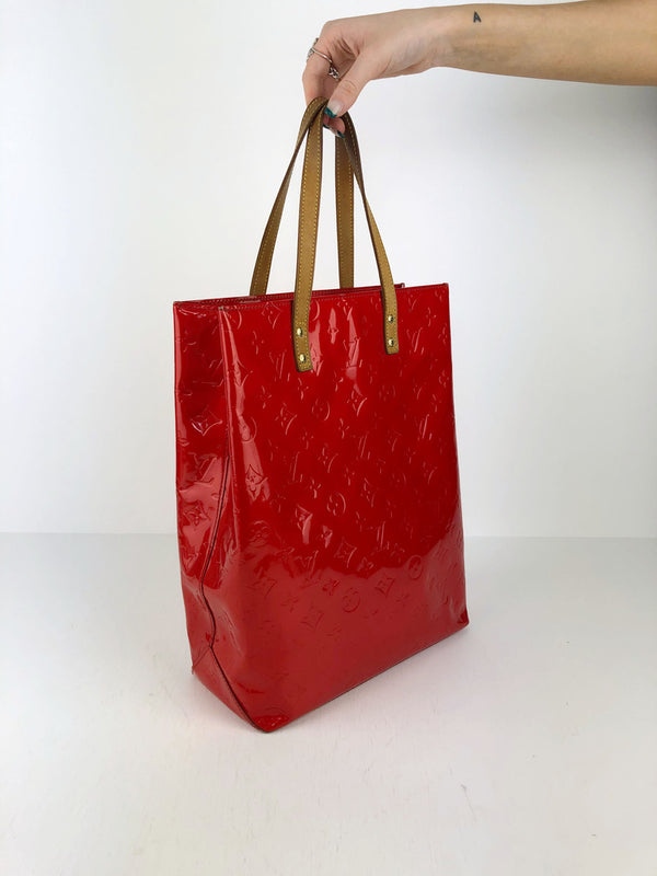 Louis Vuitton Rød Lak Taske