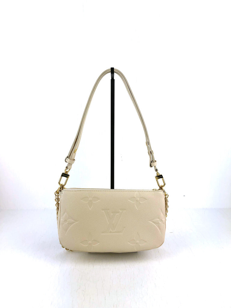 Louis Vuitton Multi Pochette Accessories Taske - Creme