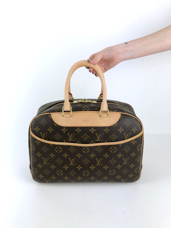 Louis Vuitton Monogram Deauville/Bowling Bag/Taske