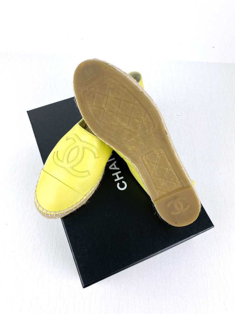 Chanel Espadrille - Str 38 - (Nypris Ca 6.700 Kr)