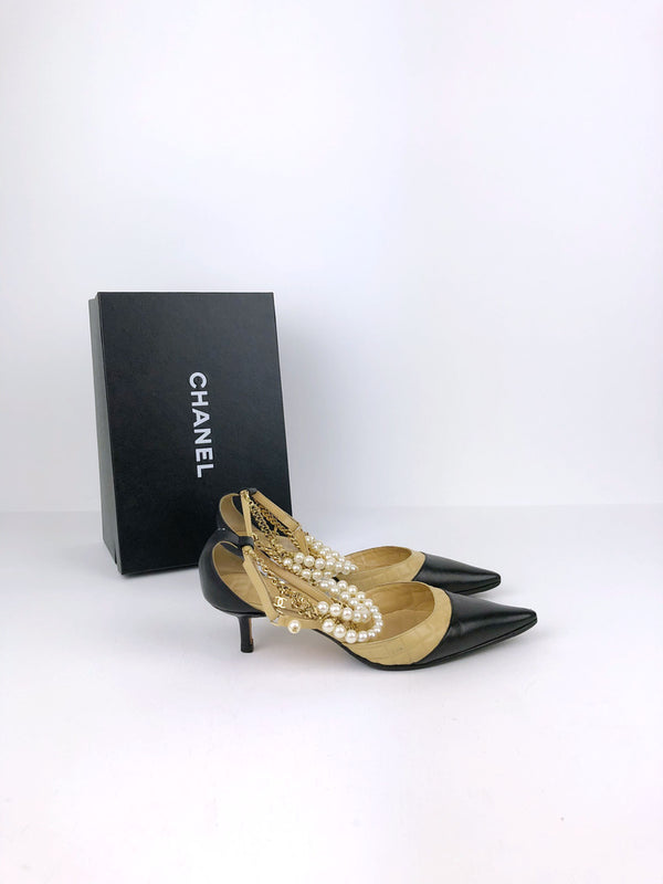 Chanel Stiletter - Str 38,5