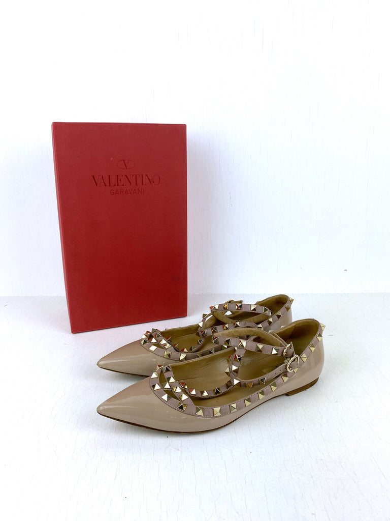 Valentino Flats/Sko - (Nypris ca 5.100 kr). Str 40