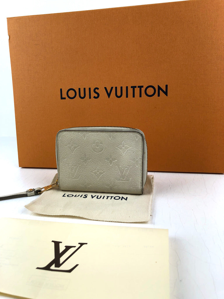 Louis Vuitton Empreinte Leather Wallet - Cremehvid - (Nypris ca 4.100 kr)