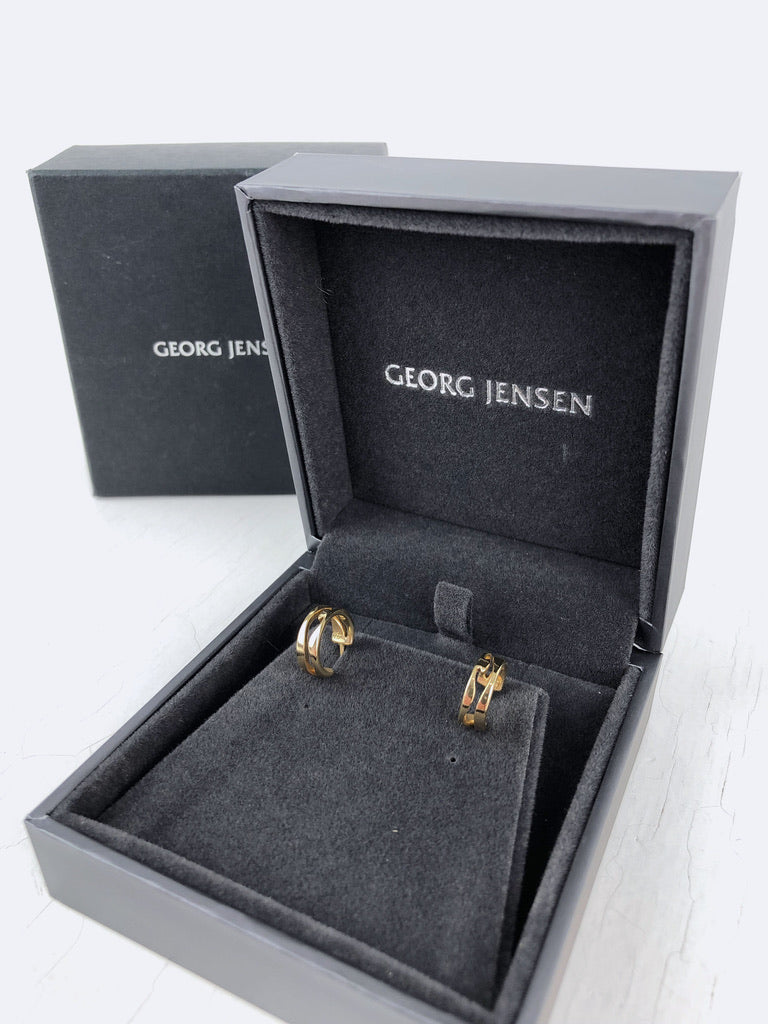 Georg Jensen Fusion Øreringe Små (Nypris Ca 9.500 kr)