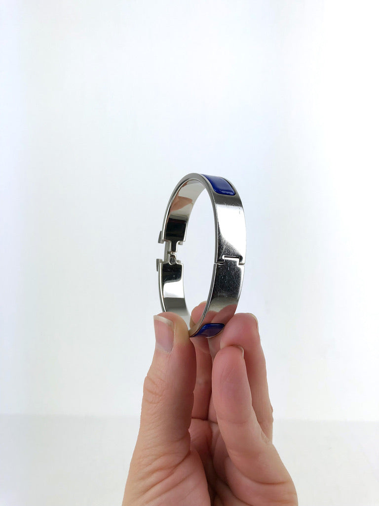 Hermes Armbånd - Blåt - Str Gm (18 cm)
