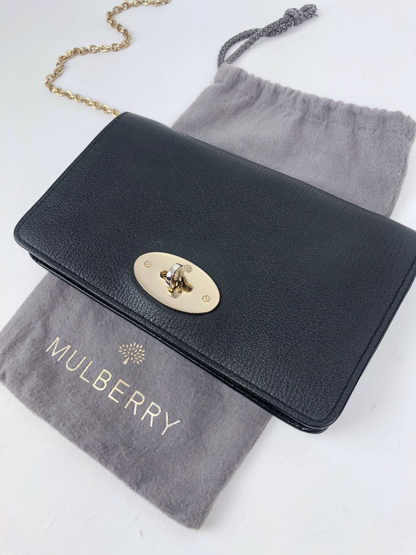 Mulberry Wallet On Chain/Crossbody Bag