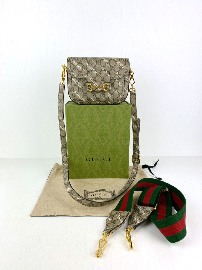 Gucci X Balenciaga Monogram Bag - (Nypris 18.750 kr)