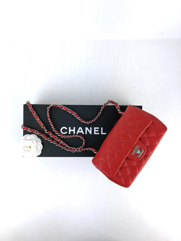 Chanel Mini Flap - Rød