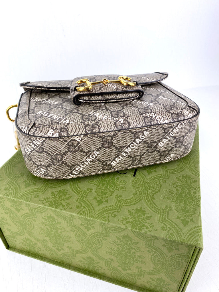 Gucci X Balenciaga Monogram Bag - (Nypris 18.750 kr)