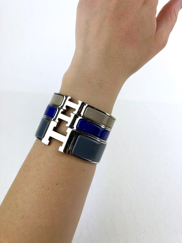 Hermes Armbånd - Bredt - Str Gm (18 Cm)
