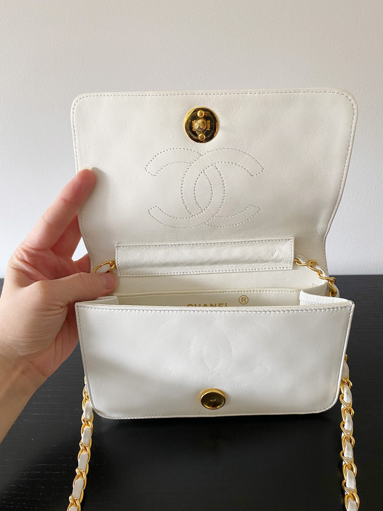 Chanel Vintage Taske - Hvid
