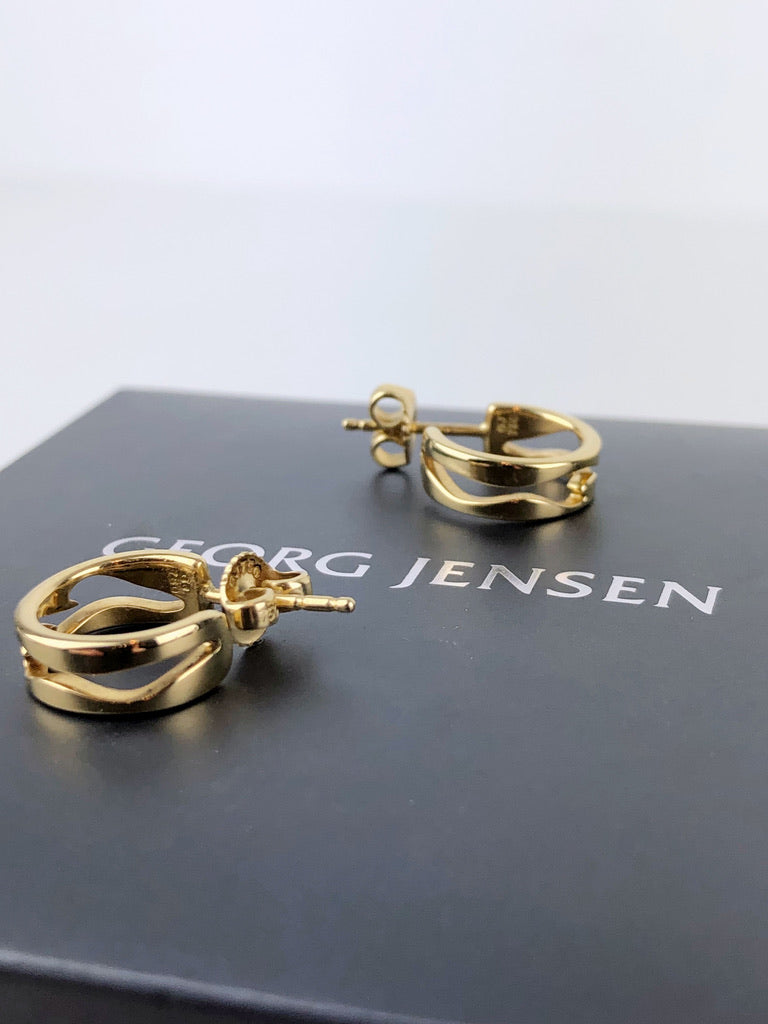 Georg Jensen Fusion Øreringe Små (Nypris Ca 9.500 kr)