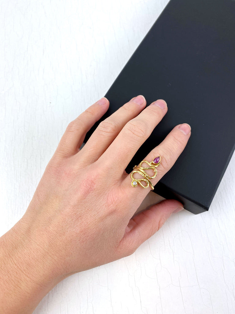 Josephine Bergsøe Ring - Str 59 - (Nypris ca 15.000 kr)