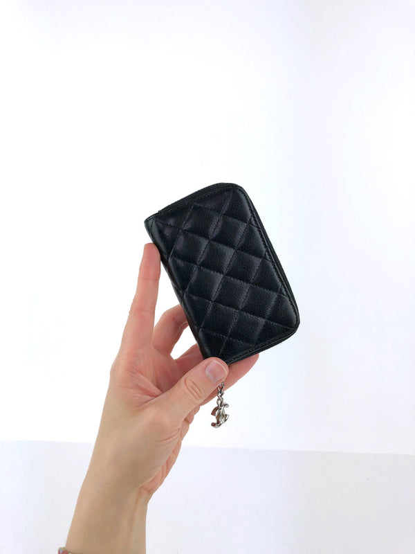 Chanel Zip Wallet/Lille pung sort