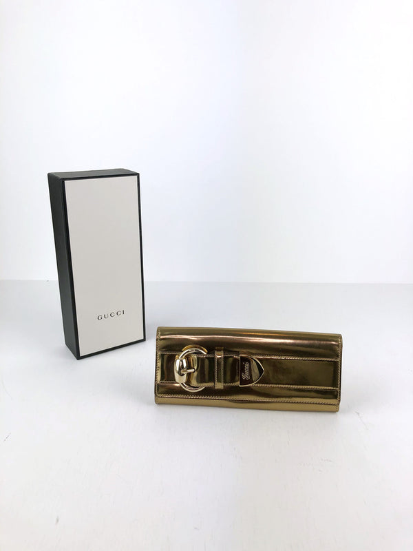 Gucci Guld Clutch