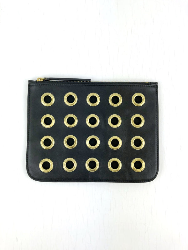 Malene Birger Clutch - Sort med guldhardware