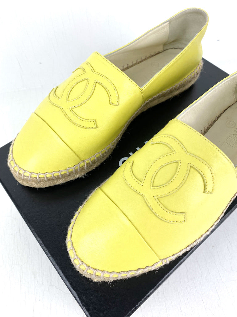 Chanel Espadrille - Str 38 - (Nypris Ca 6.700 Kr)