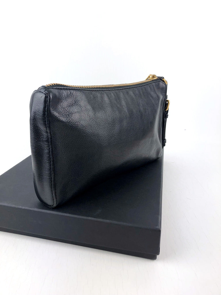 Marc By Marc Jacobs Stor Clutch - Sort læder