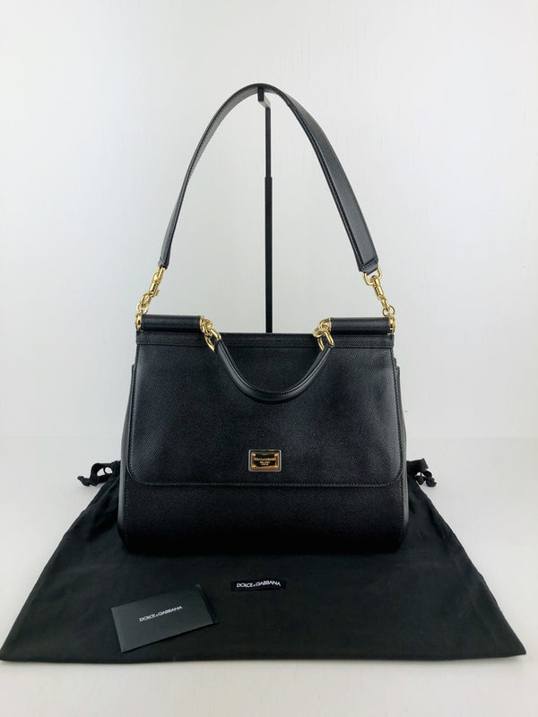 Dolce&Gabbana Large Sicily Bag/taske - Sort