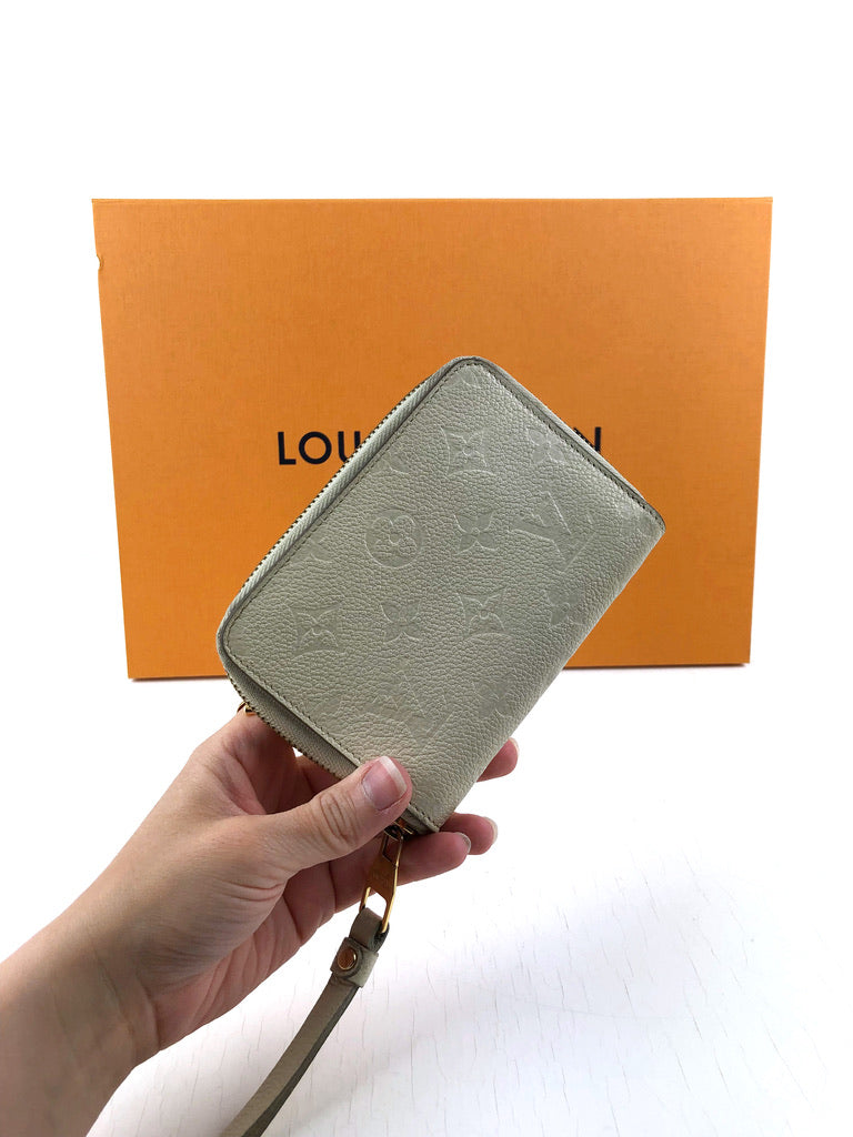 Louis Vuitton Empreinte Leather Wallet - Cremehvid - (Nypris ca 4.100 kr)