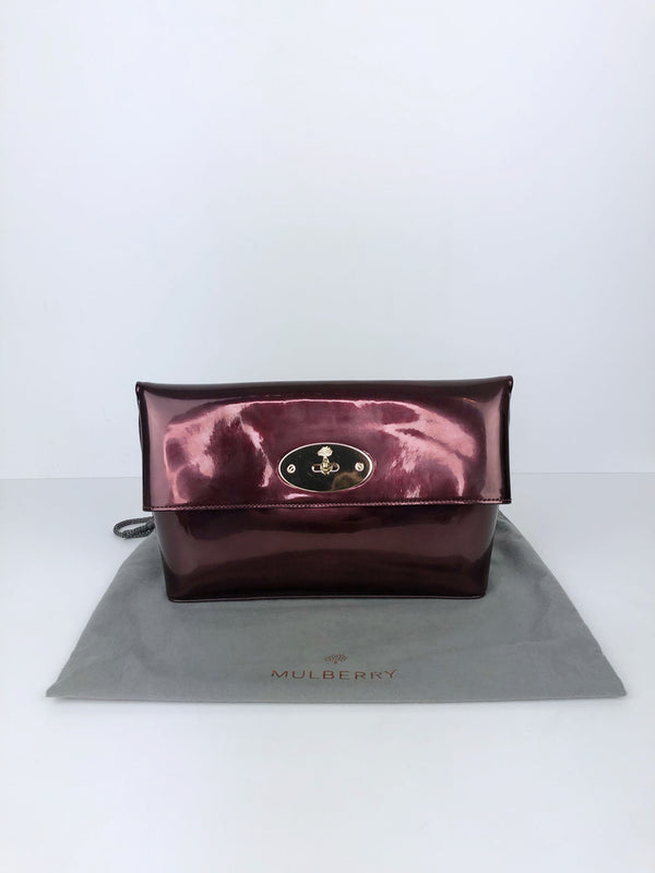 Mulberry Stor Clutch/ Taske