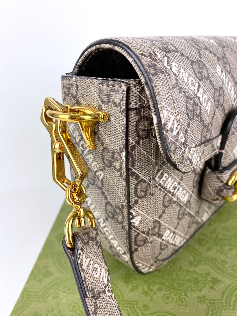 Gucci X Balenciaga Monogram Bag - (Nypris 18.750 kr)