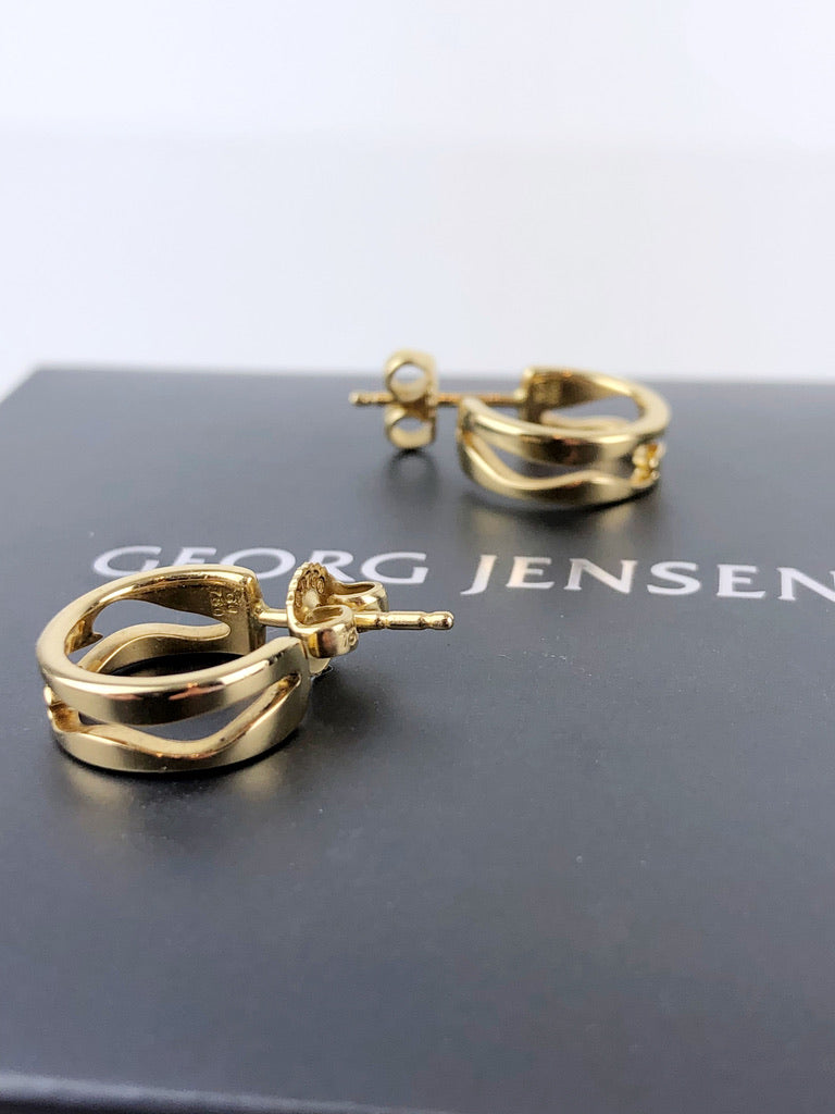 Georg Jensen Fusion Øreringe Små (Nypris Ca 9.500 kr)