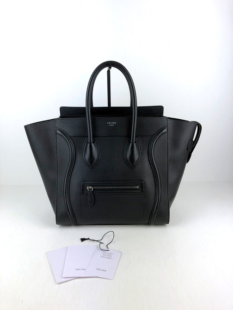 Celine Mini Luggage Handbag - Sort