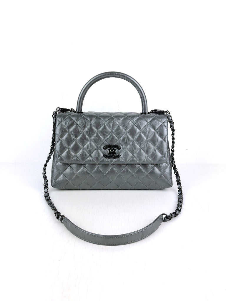 Chanel Medium Flap Bag With Top Handle