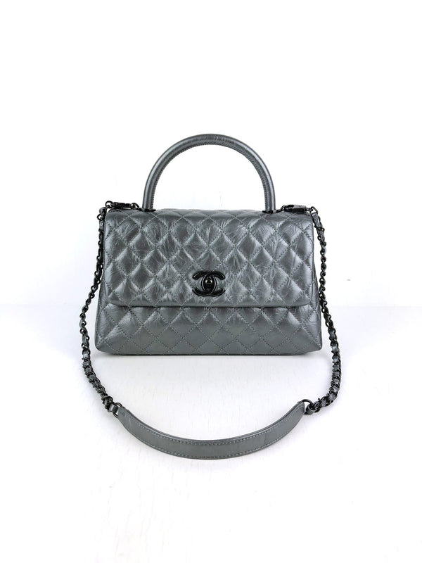 Chanel Medium Flap Bag With Top Handle