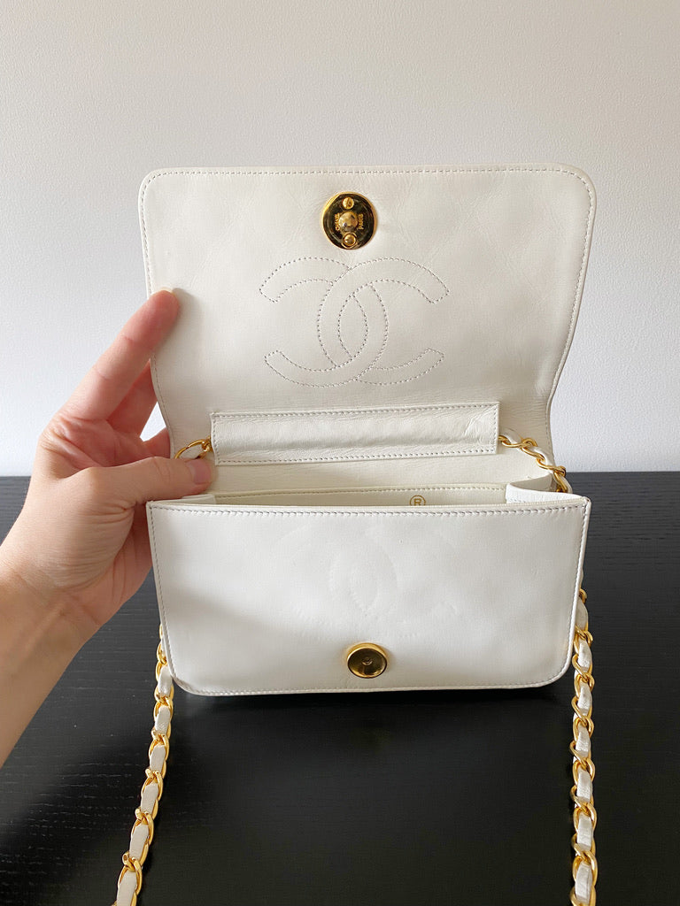 Chanel Vintage Taske - Hvid