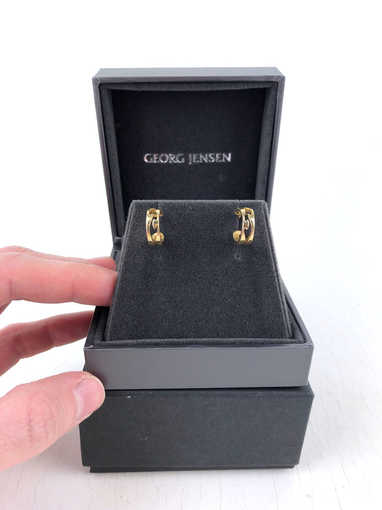 Georg Jensen Fusion Øreringe Små (Nypris Ca 9.500 kr)