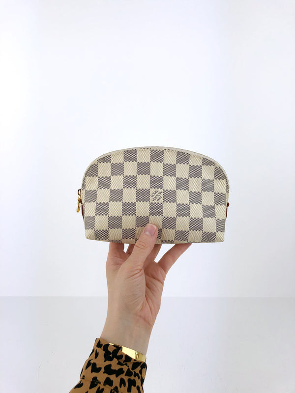 Louis Vuitton Cosmetic Pouch - Damier Azur Canvas