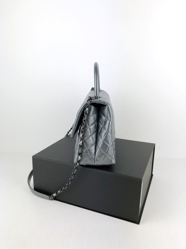 Chanel Medium Flap Bag With Top Handle