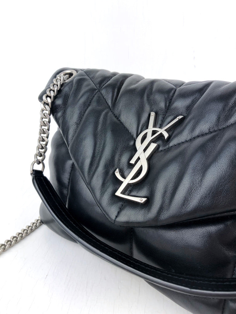 Saint Laurent Puffer Small Bag/Taske - Sort