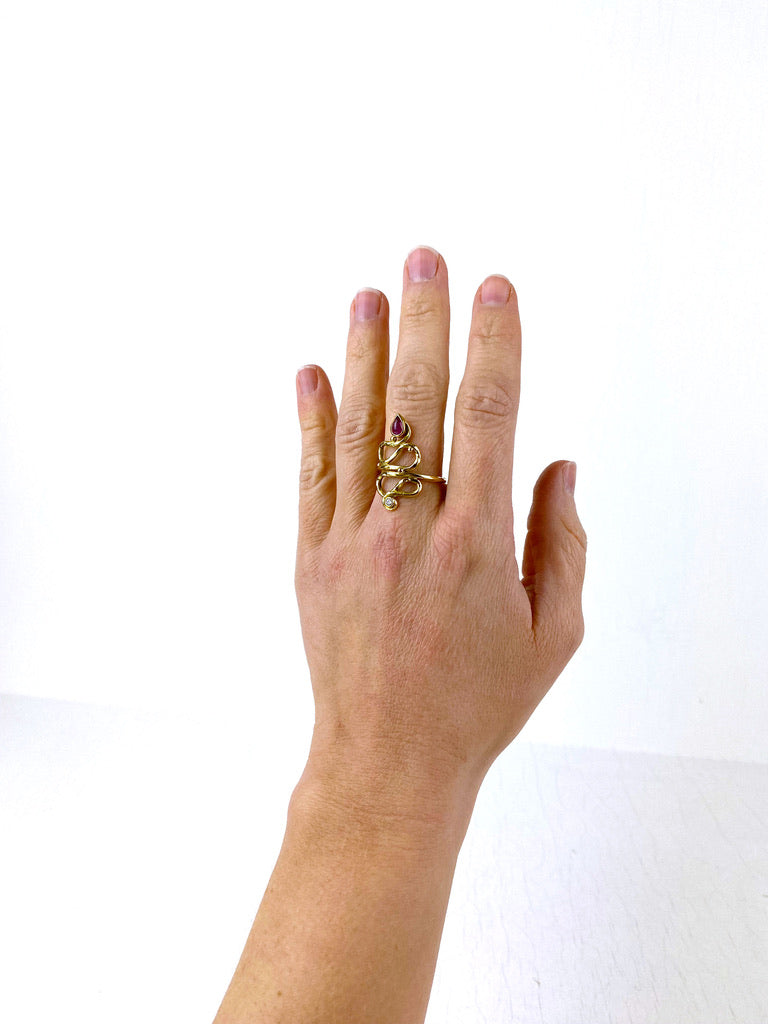 Josephine Bergsøe Ring - Str 59 - (Nypris ca 15.000 kr)