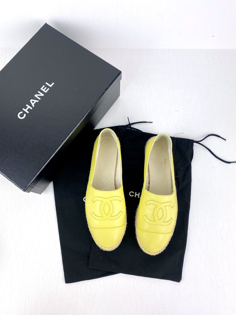 Chanel Espadrille - Str 38 - (Nypris Ca 6.700 Kr)