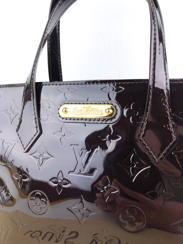 Louis Vuitton Wilshire Vernis Bag/Taske - Mørk Bordeaux