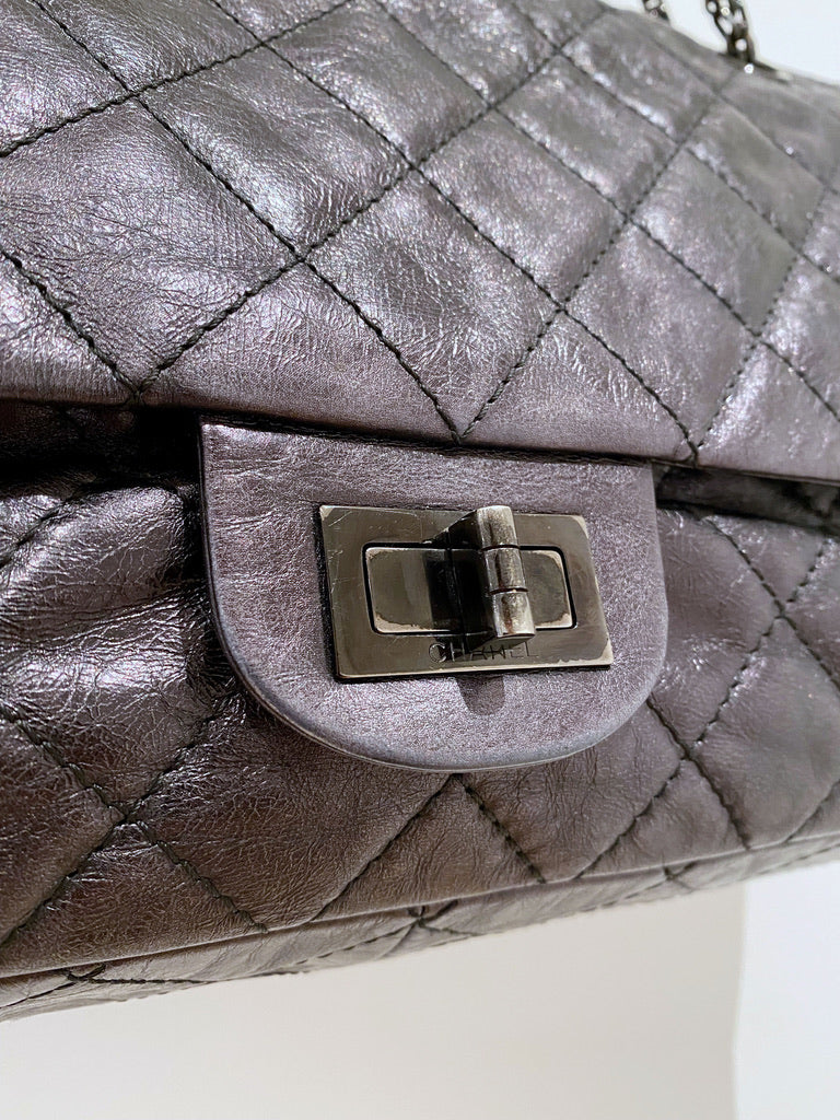 Maxi 2.55 Handbag - Farve Grå-sort