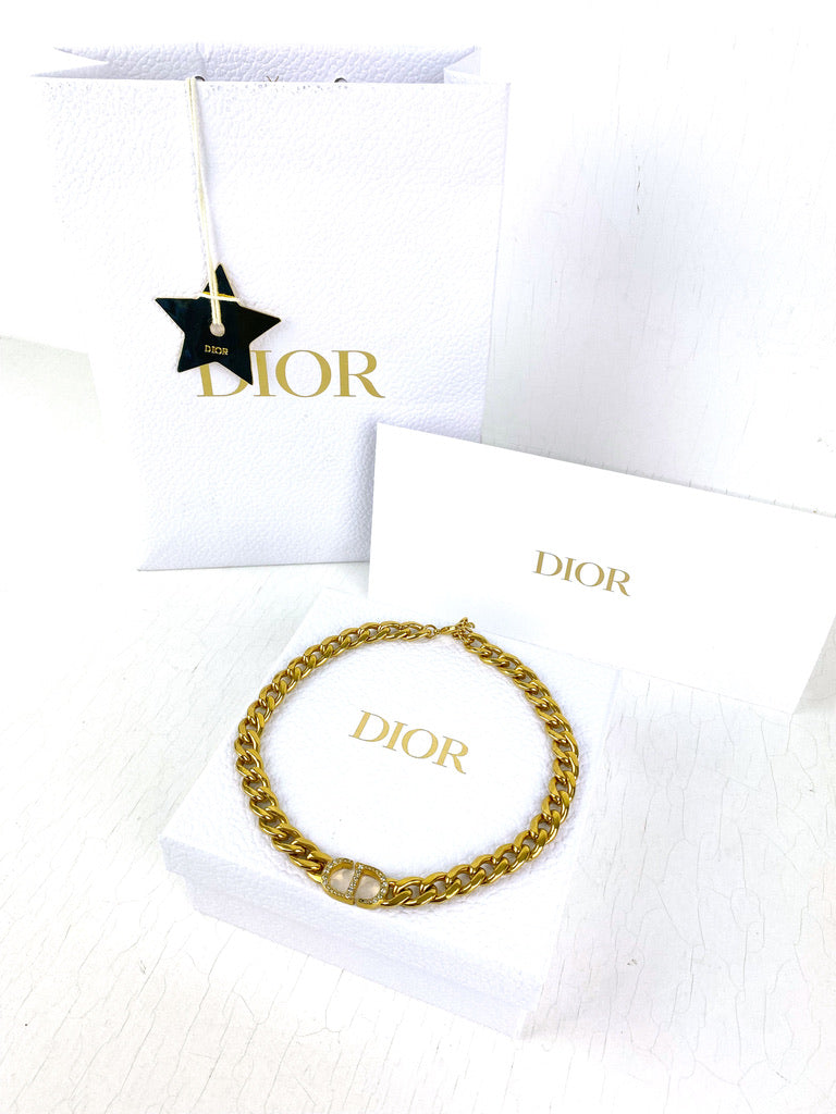 Dior Necklace/Halskæde - (Nypris ca 5.150 kr/690 Euro)