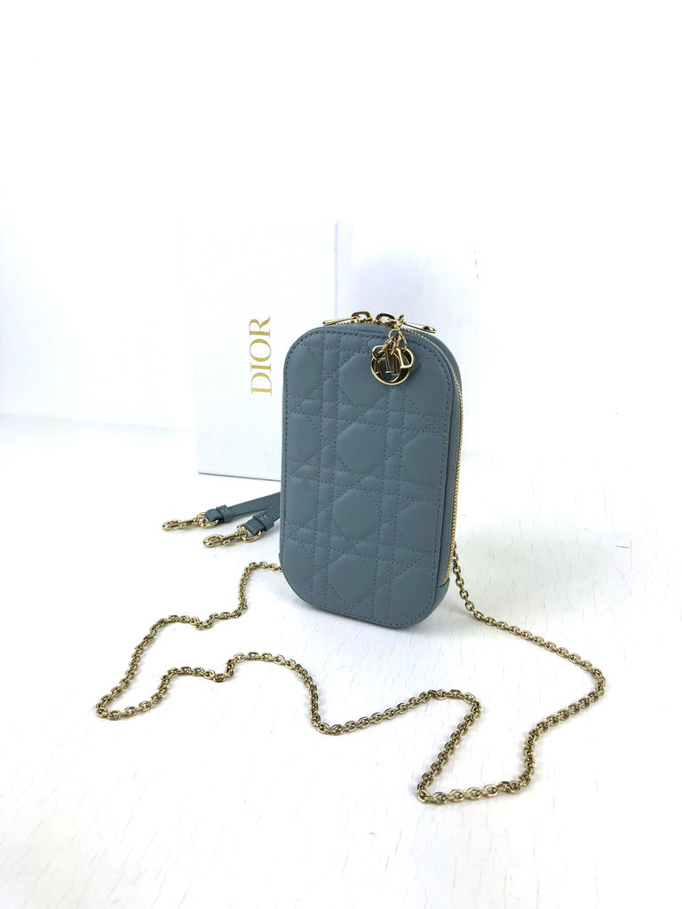 Dior Lille Taske/Lady Dior Phone Holder