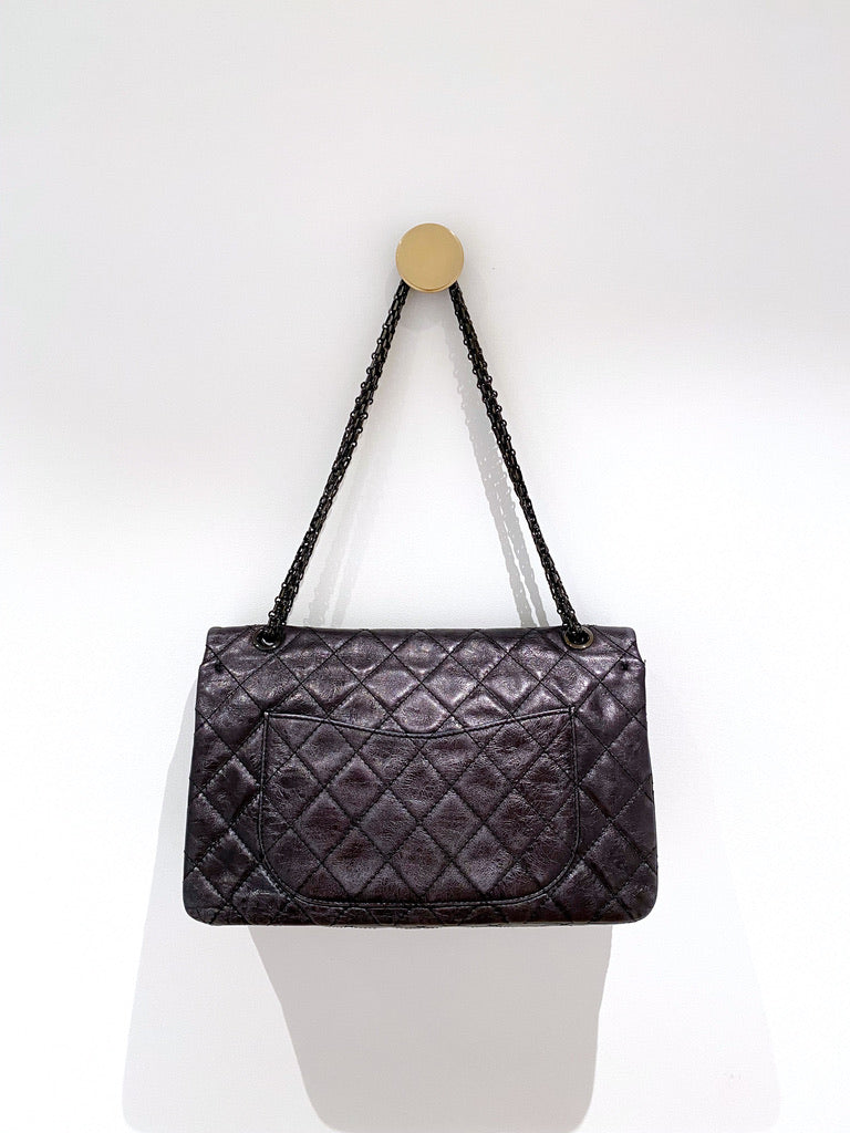 Maxi 2.55 Handbag - Farve Grå-sort