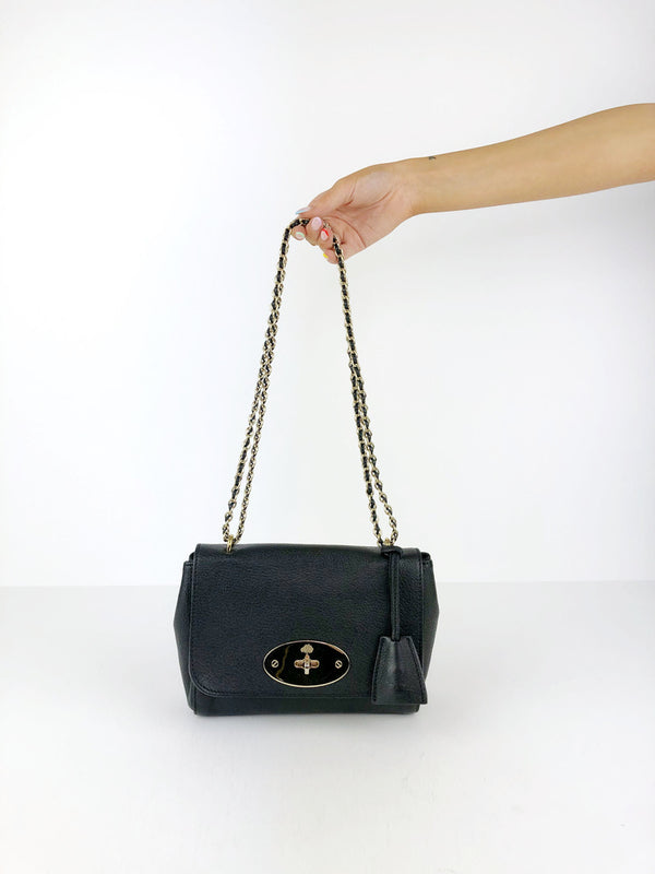 Mulberry Lily - Sort med guldhardware