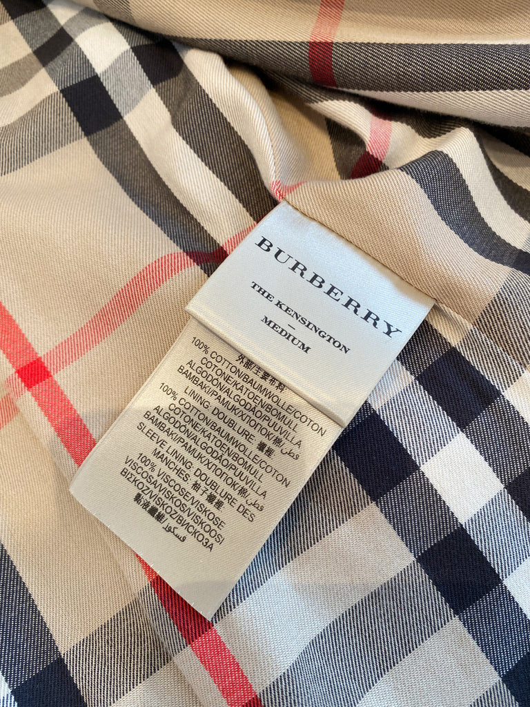 Burberry Trenchcoat/Jakke - Str Uk8/Us6/ It40 - Passer ca S/Lille M